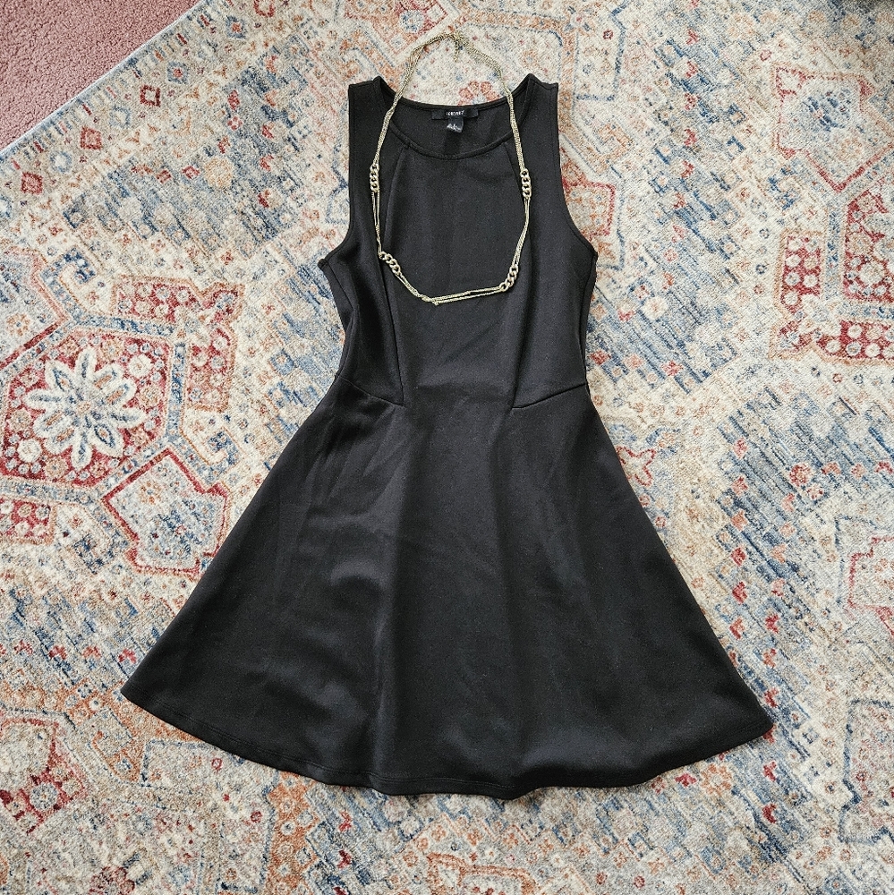 Black skater dress